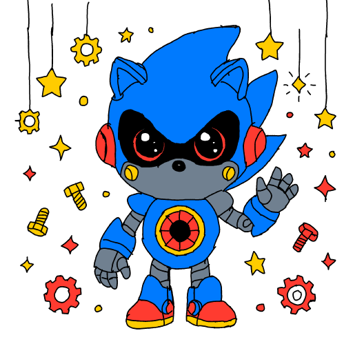 Metal Sonic drawing by true-wide-bard