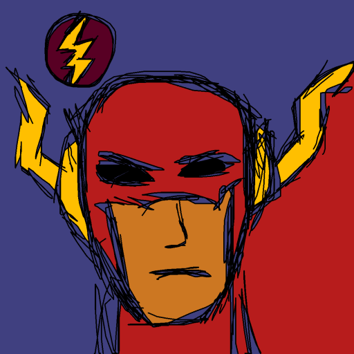 The Flash drawing by shahadudu