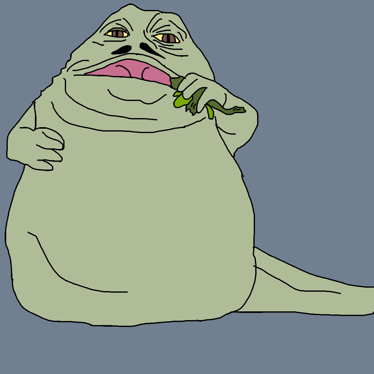 Jabba drawing by monthra