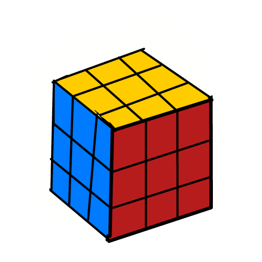 Rubik's Cube drawing by manders
