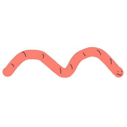Worm drawing by SodaNight