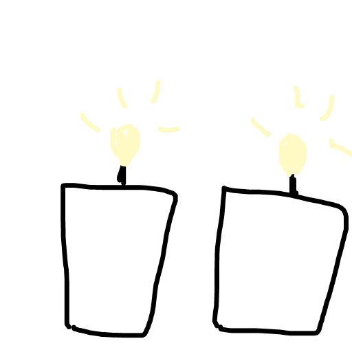 Candles drawing by ink-just-wizard