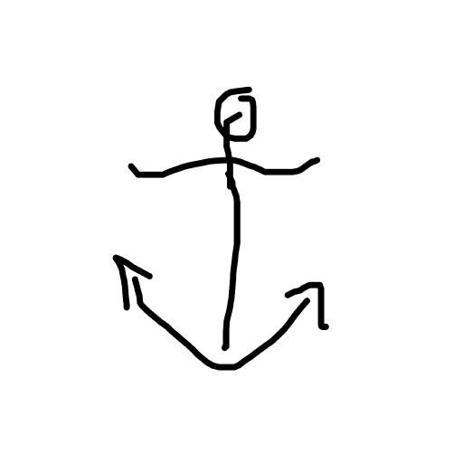 Anchor drawing by dawn-omega-bard