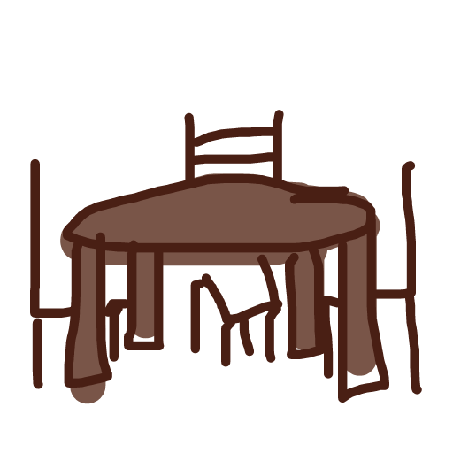 Table drawing by ash