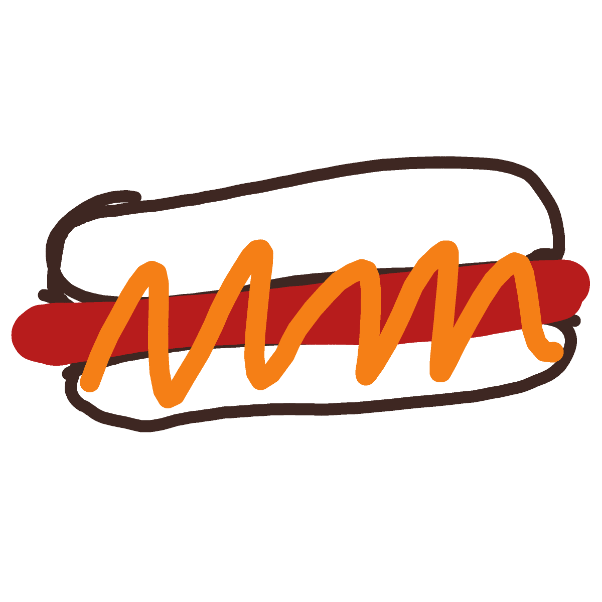 Hot Dog drawing by graph-bronze-soul