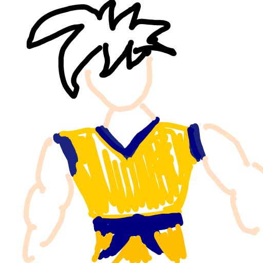 Goku drawing by Lee the Bee