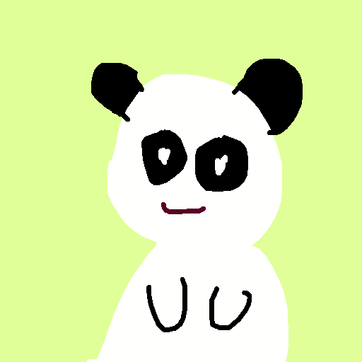 Panda drawing by grou