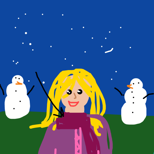 Scarf drawing by oxox