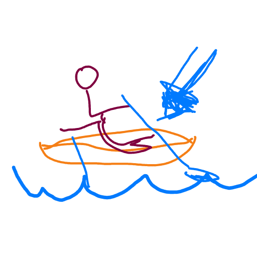 Paddle drawing by coal-mild-peace