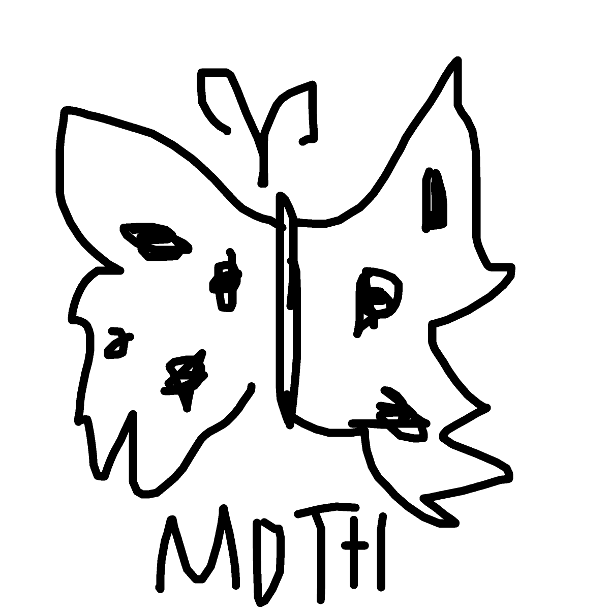Moth drawing by plum-sun-genius