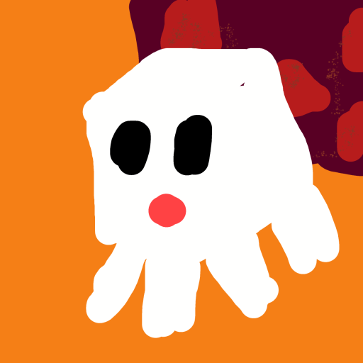 Ghast drawing by bones