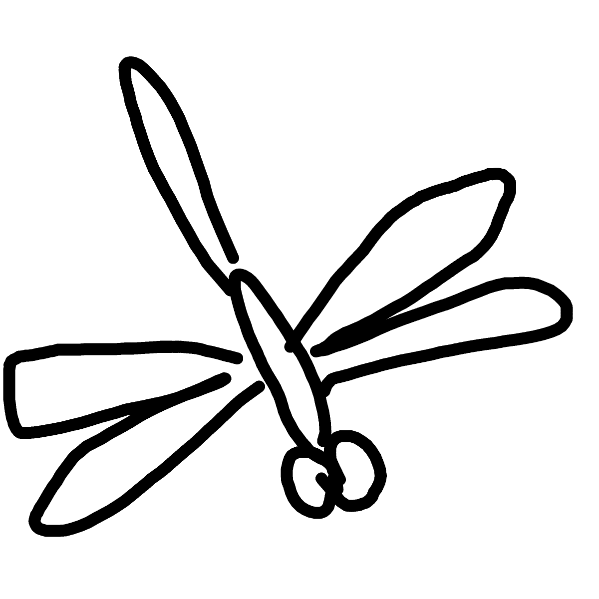 Dragonfly drawing by mjolnirbear