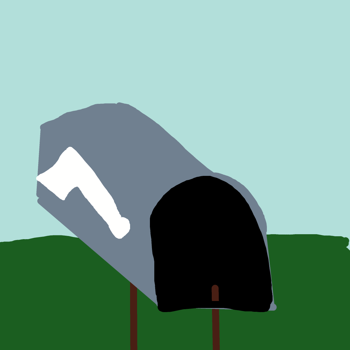 Mailbox drawing by mjolnirbear
