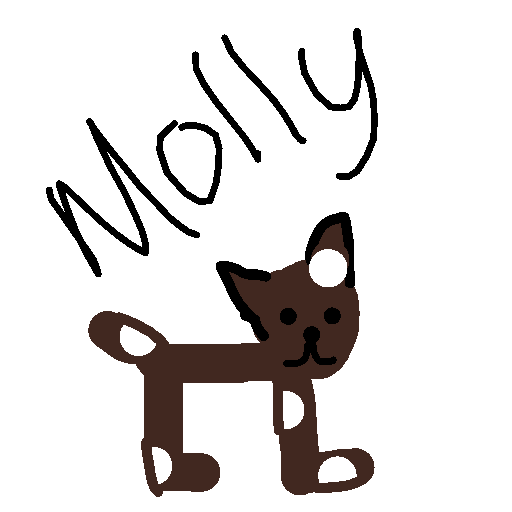 Molly drawing by winnie is awesome