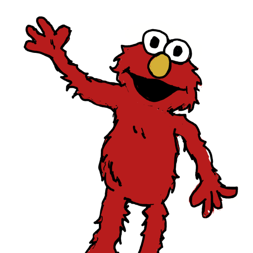 Elmo drawing by manders