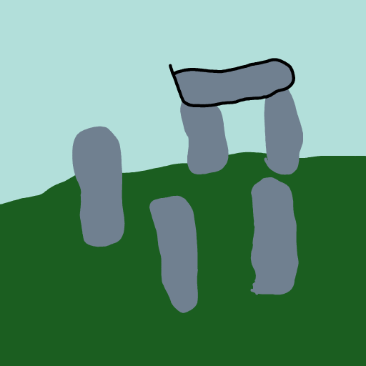 Stonehenge drawing by Shandi