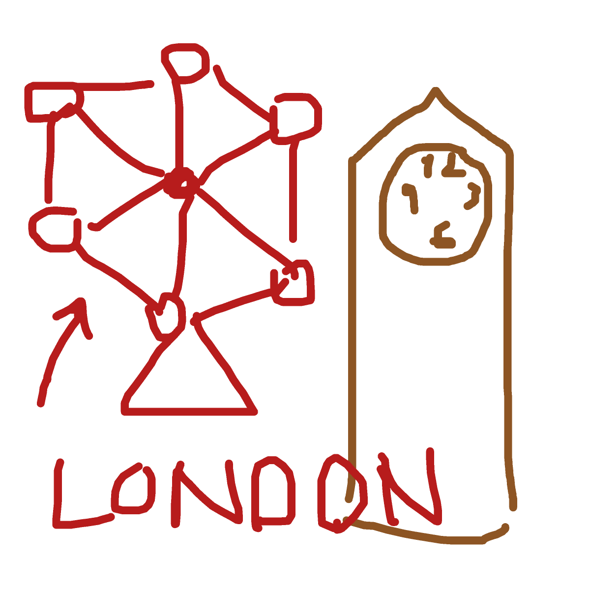 London Eye drawing by grape-icy-bliss