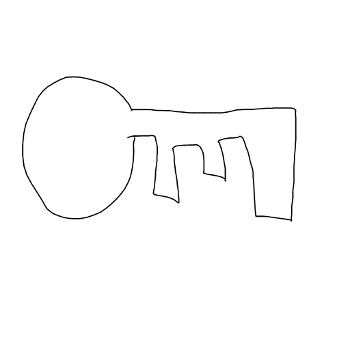 Key drawing by Mr Doodles