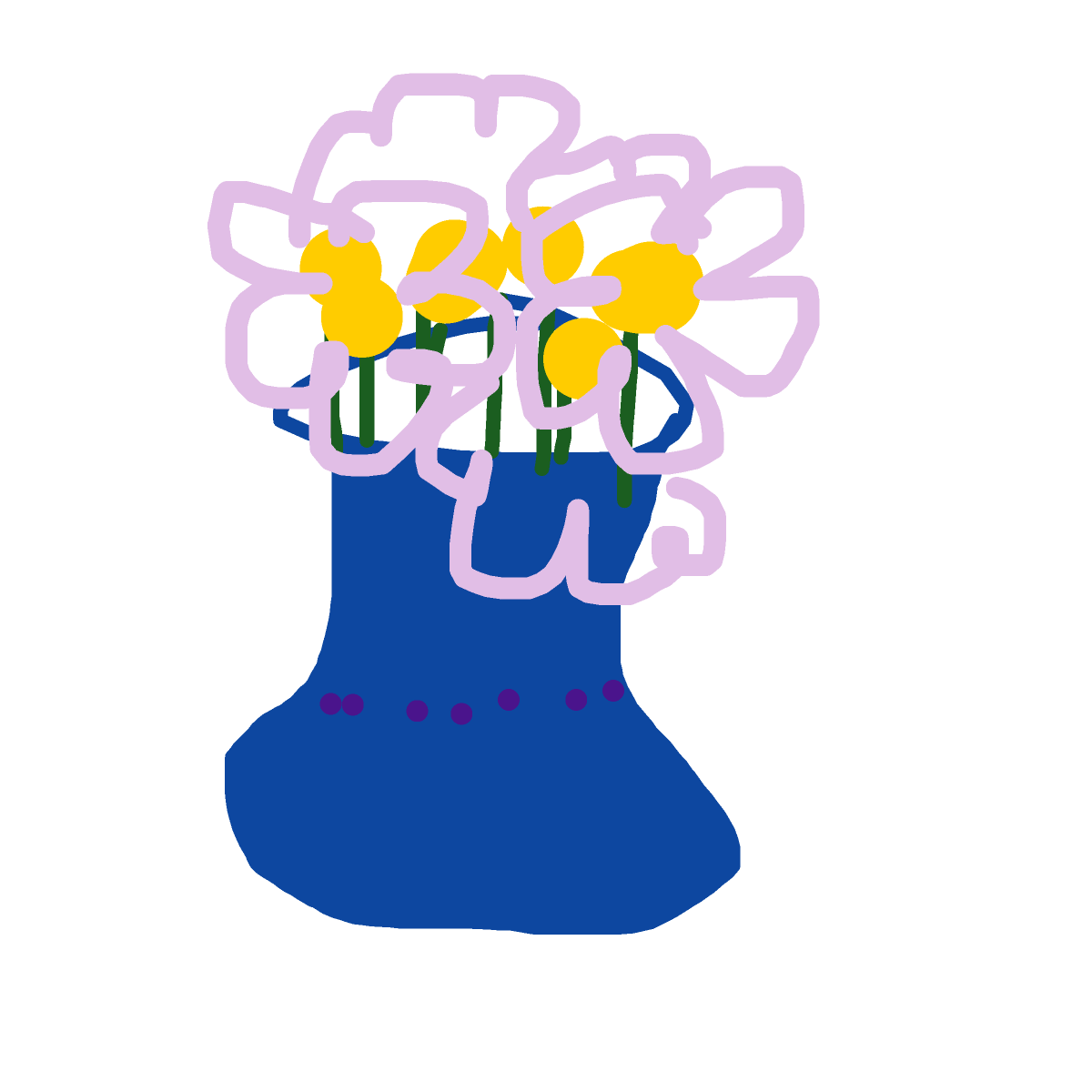 Vase drawing by edge-coal-earth