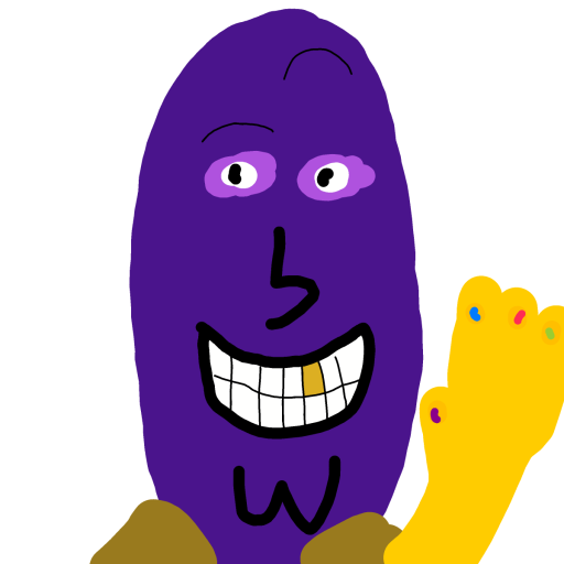 Thanos drawing by Fih