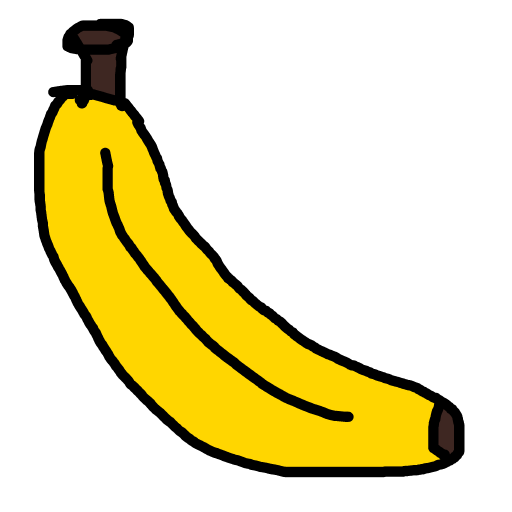 Banana drawing by kikiluvs