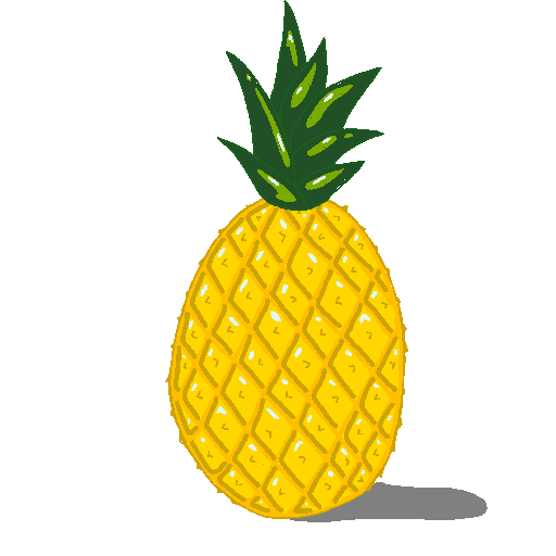 Pineapple drawing by mushoe