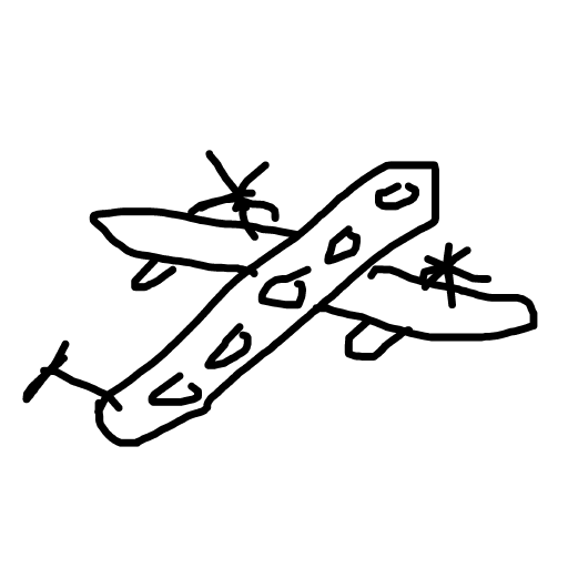 Airplane drawing by dawn-omega-bard