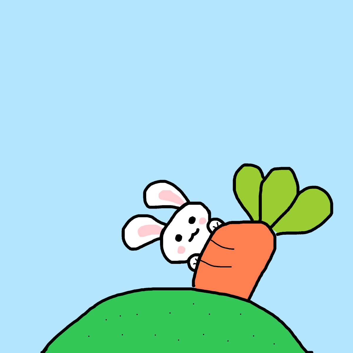 Rabbit drawing by theduchess
