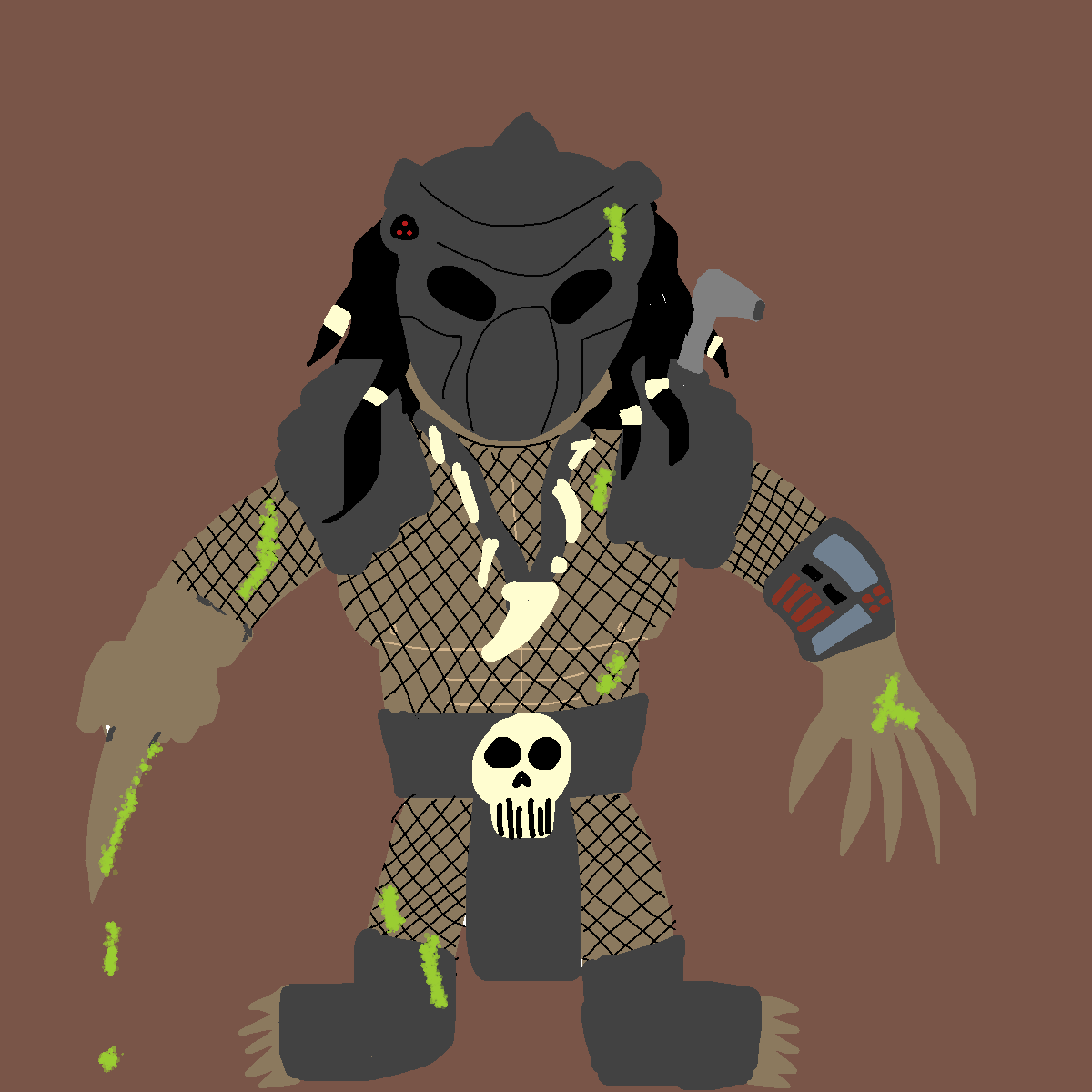 Predator drawing by jashezilla