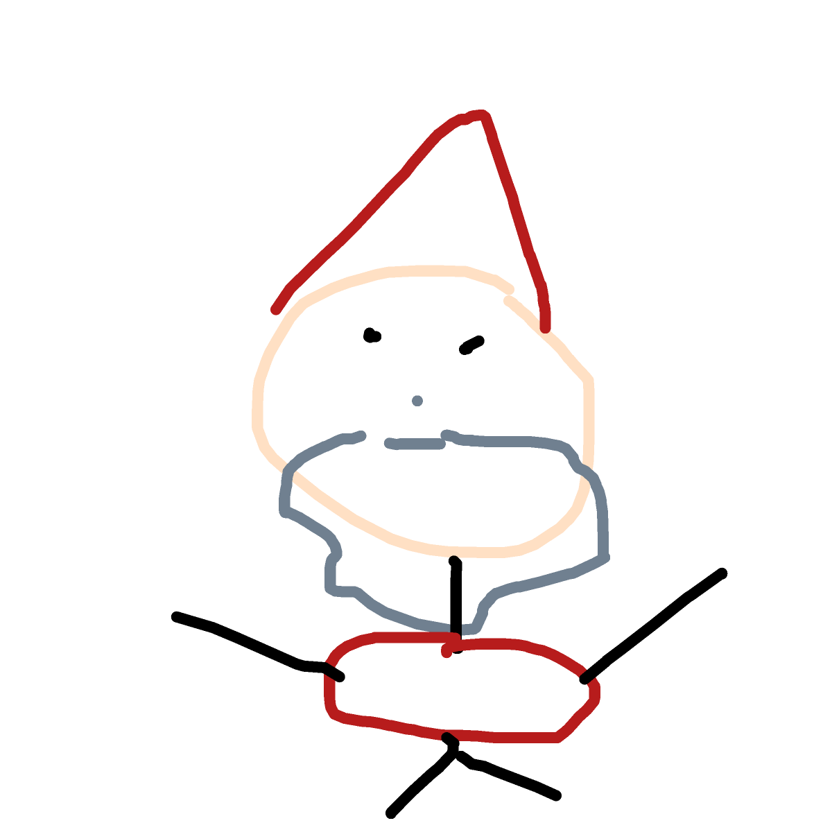 Santa drawing by silver-dark-duke
