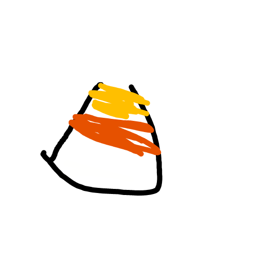 Candy Corn drawing by BbJamminT