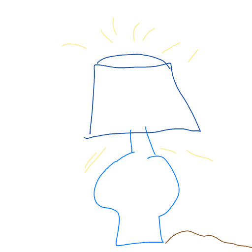 Lamp drawing by coal-mild-peace