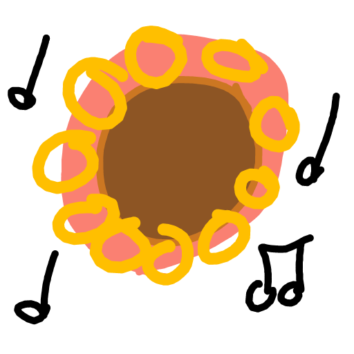Tambourine drawing by Timmie