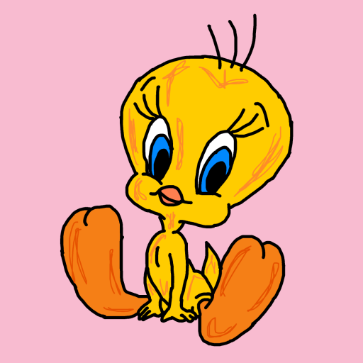 Tweety drawing by monthra