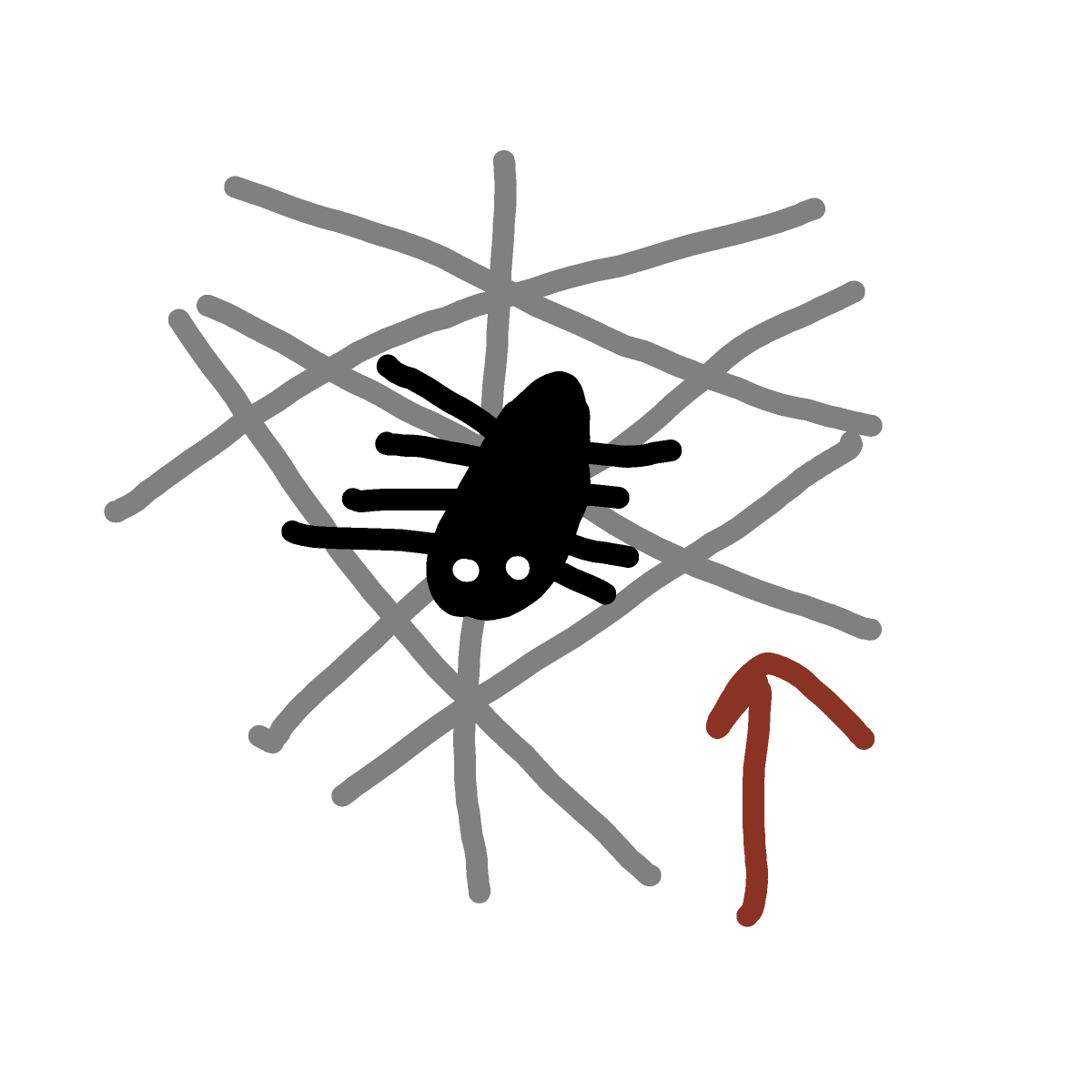 Spider Web drawing by WonorCisdom