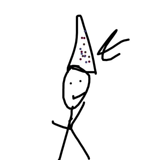 Party Hat drawing by cool-pure-maker