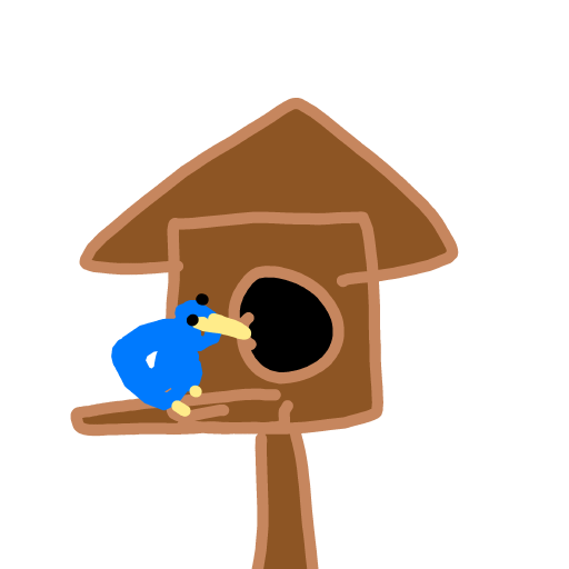 Birdhouse drawing by poptown34