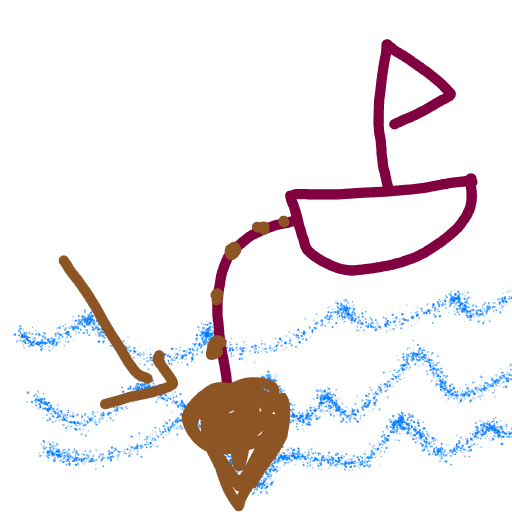Anchor drawing by coal-mild-peace