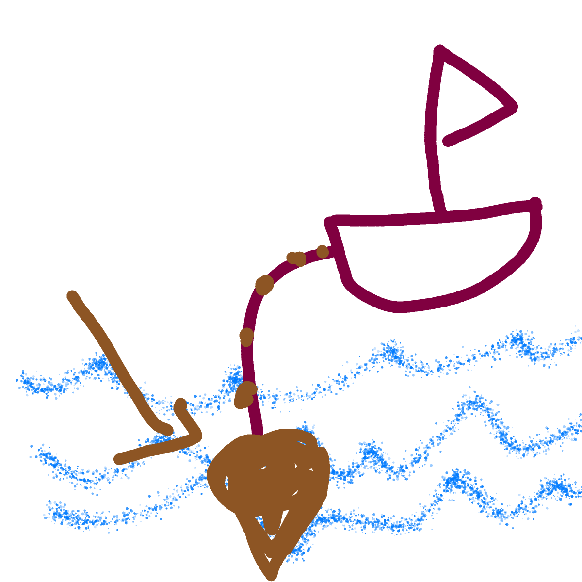 Anchor drawing by coal-mild-peace