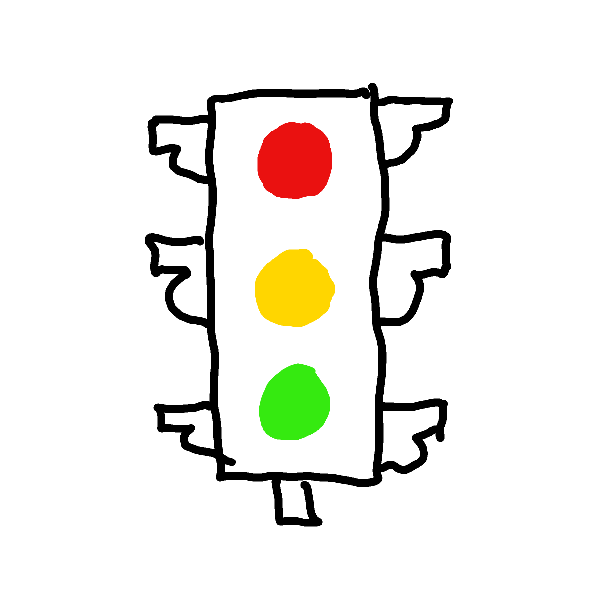 Stoplight drawing by sharp-firm-loom