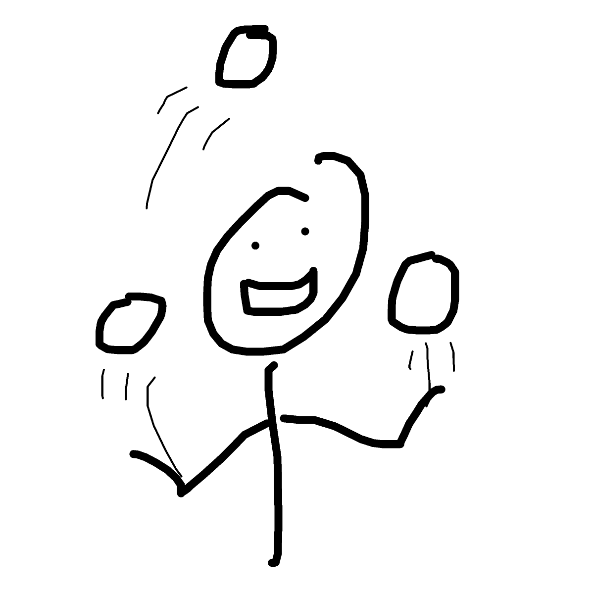 Juggler drawing by hatben