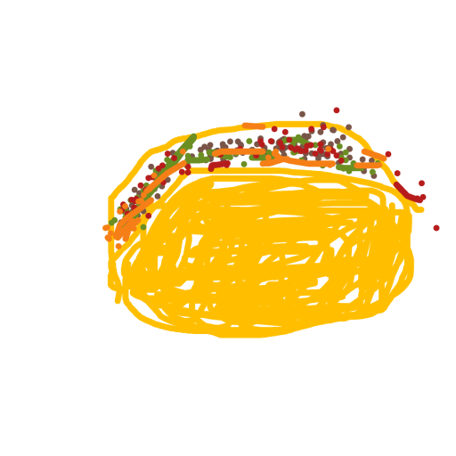 Taco drawing by rich-moon-hammer