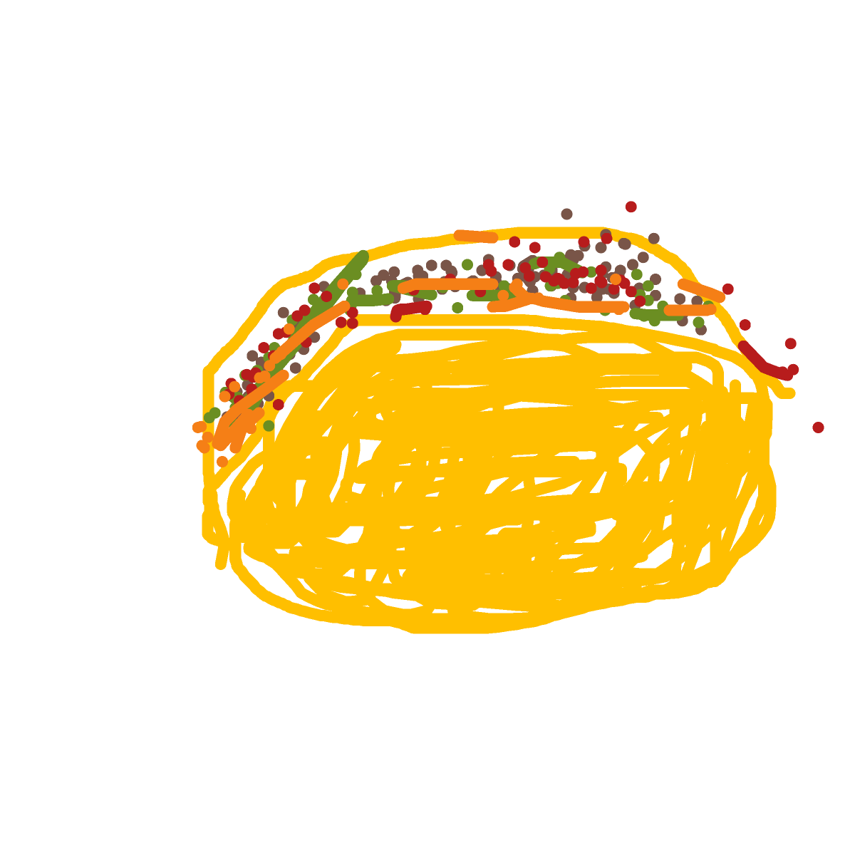 Taco drawing by rich-moon-hammer