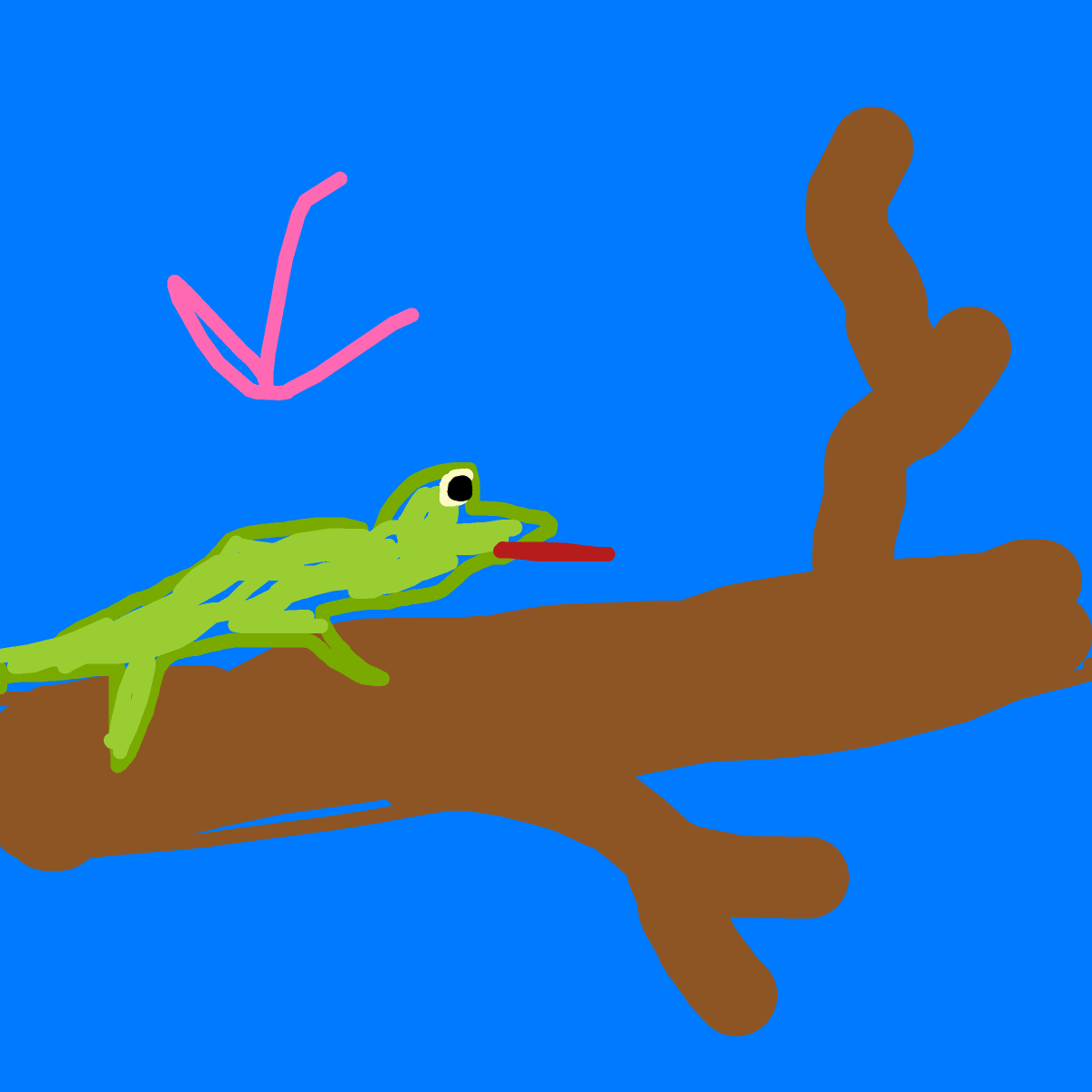 Reptile drawing by steel-coal-wave