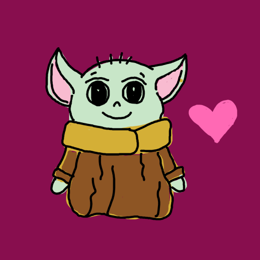 Baby Yoda drawing by gamma-coal-wheel