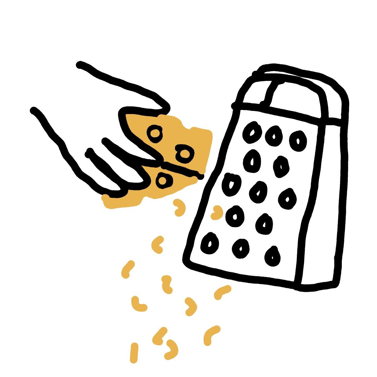 Grater drawing by Guardianoflives