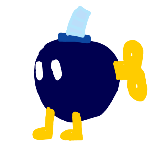Bob-omb drawing by iron-wise-doodler