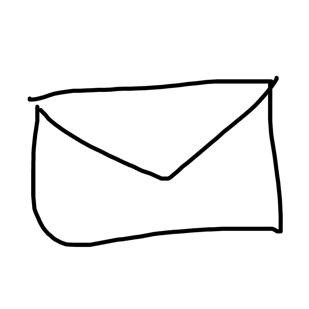 Envelope drawing by jester