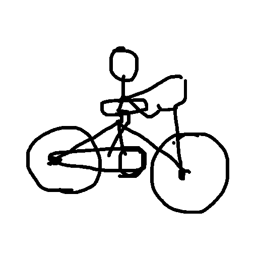 Bicycle drawing by mikestam195