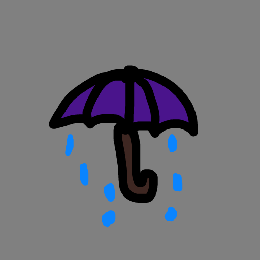 Umbrella drawing by brass-sage-way